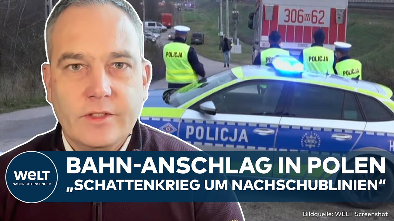 POLEN: Anschlag auf Bahn! Festnahmen! Agenten von Russland wegen Krieg in Ukraine im Fokus