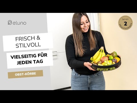 Obstkorb 70435 (2er-Set) Schwarz - Metall - 31 x 6 x 31 cm