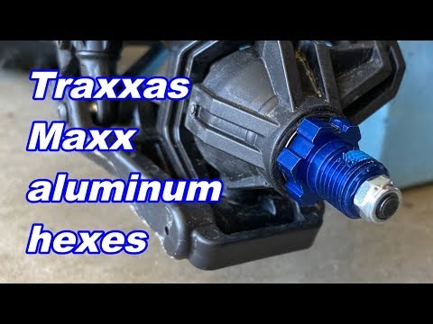Traxxas Maxx 17mm aluminum hex conversion