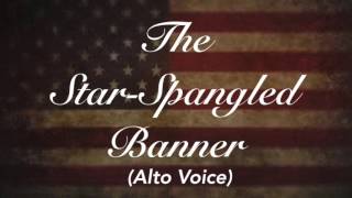 The National Anthem (USA) - Star Spangled Banner Piano Track  | Alto Voice