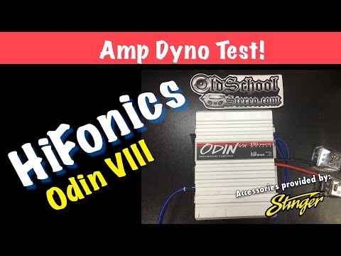 1992 HiFonics Odin VIII Overview and Amp Dyno Test