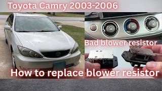 Toyota Camry Blower Motor Resistor Fix – Restore All Fan Speeds in Minutes!
