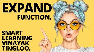 Expand function in excel