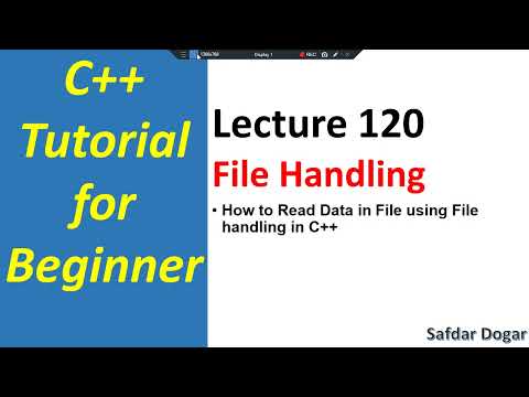 File Handling in C | How to Read Data in File using File handling in C 120