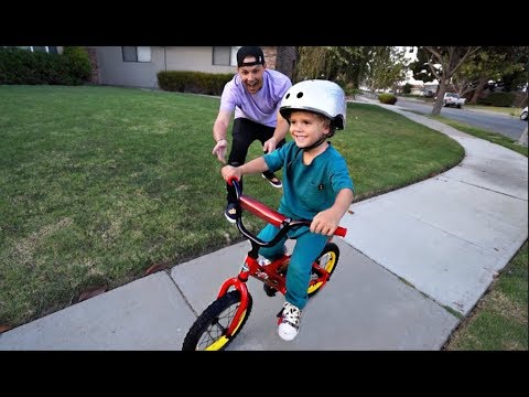 Tydus Learns To RIDE A BIKE!! **First Time** Video