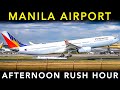 MANILA AIRPORT Plane Spotting LANDING TAKEOFF Afternoon RUSH HOUR