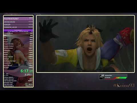 Final Fantasy X HD PC - No Sphere Grid +Flee Speedrun (CSR) - 4:24:23 w/o Loads (PB)