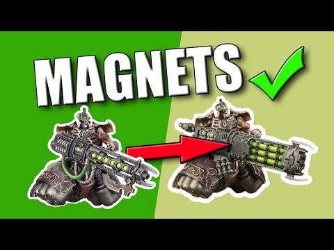 How to Magnetise Necron Lokhust Heavy Destroyer Guns
