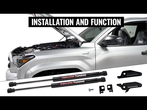 (21-27022) Hood QuickLIFT System compatible for the 2024+ Toyota Tacoma (Installation and Function)