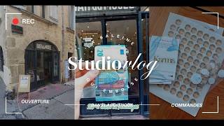 Mon Quotidien au Pop up ☀️: Préparation Etsy, Ouverture de la boutique et balade à Montpellier 🍵