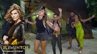 Actores festejan llegada a La Aldea | Reto 4 Elementos