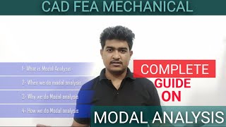 what is modal analysis |  Why modal analysis is done | how to do modal analysis | ansys workbench