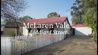 Video overview for 7 Liddiard Street, McLaren Vale SA 5171