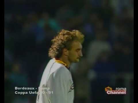 Bordeaux - AS Roma (UEFA Cup 1990-91, third round)