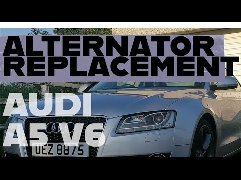 How to change an Audi alternator
