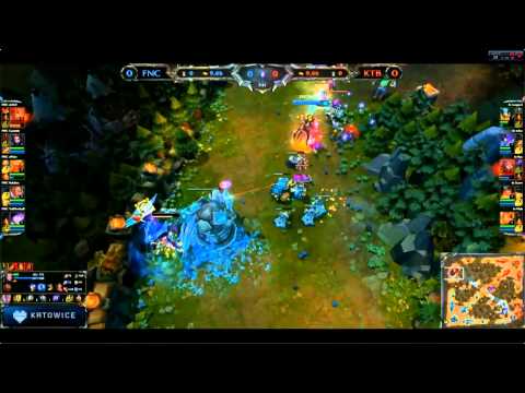 Fnatic sOAZ refuses to get killed , great Shyvana play IEM 2014 WC fnatic vs KTB