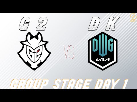 G2 vs. DK | Worlds 2022 Group Stage Day 1 | G2 Esports vs. DWG KIA