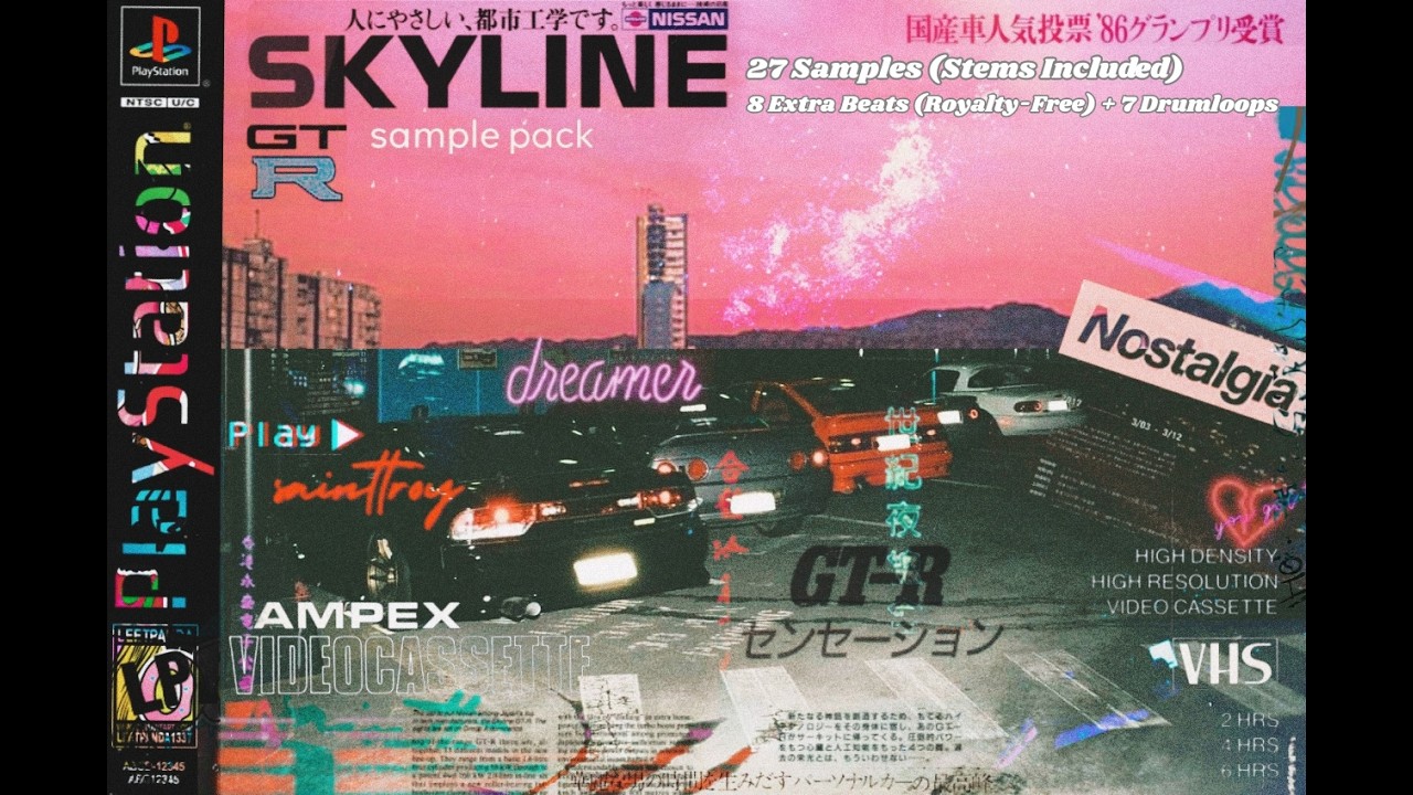 SAMPLE PACK 4: SKYLINE | Synthwave, Lofi, R&B, Chillhop, Indie Pop | Loops & Samples | #music #beats