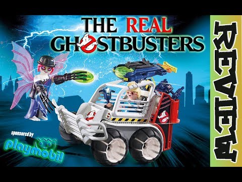 Playmobil THE REAL GHOSTBUSTERS  Set 9386  Spengler mit Käfigfahrzeug