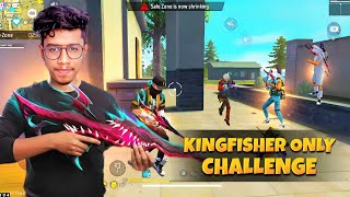 Solo Vs Squad 💀 New Kingfisher Gun Only Challenge ചെയ്തപ്പോൾ | Akshay Akz
