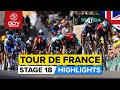 Battle Of The Breakaway | Tour De France 2023 Highlights - Stage 18
