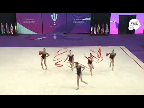 ISRAEL national group team 3 RIBBONS/2 BALLS - 33,55 - Apparatus Final - WC Cluj-Napoca 2024