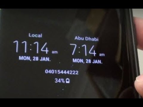 Samsung Galaxy S9: Activate Dual Clock on Always On Display Screen