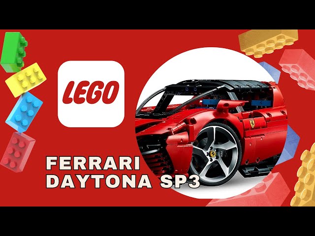 Vídeo relacionado con LEGO Technic Ferrari Daytona SP3, Maqueta de Súper Coche Rojo para Construir, Escala 1:8, Regalo Coleccionable para Hombres y Mujeres, Ultimate Car Concept 42143