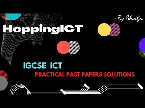 2019 MAY.JUNE PAPER 21| MS WORD/DOCUMENTATION | IGCSE-ICT-SOLVED