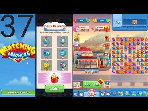 Matching Madness: Match 3 Puzzle games. Level 102 - 103 #tinytacticsgames