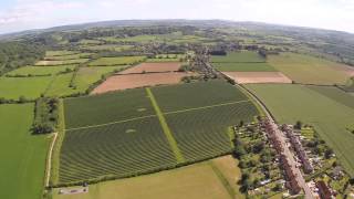 preview picture of video 'Aerial view of Stoke sub Hamdon using a Quadcopter'