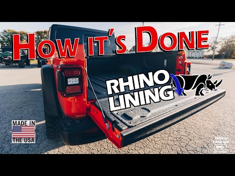 How We Rhino Line Your New Truck Bed!