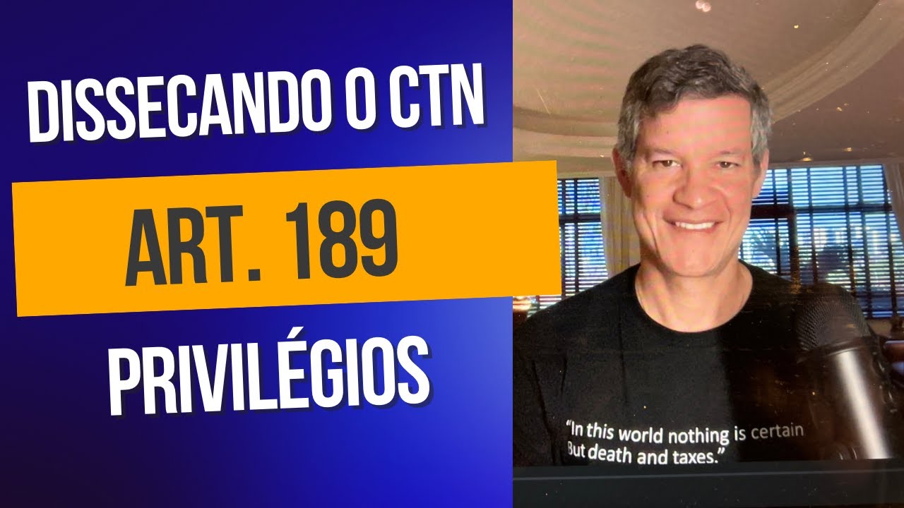 Dissecando o CTN - Art.  189