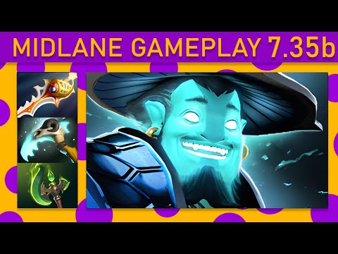⭐Storm Spirit 20+ Kills! Mid Gameplay 7.35b - Dota 2 Top MMR