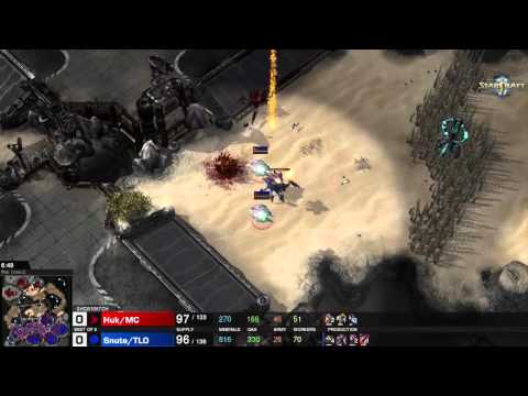 StarCraft 2 Legacy of the Void Huk MC vs  Snute TLO   BlizzCon Exhibition Match 2