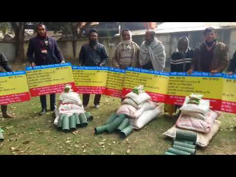 উপকরণ বিতরণ: চাষী পর্যায়ে উন্নতমানের ধান, গম ও পাট বীজ