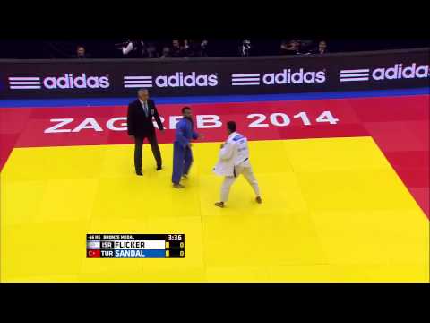 Sinan SANDAL (TUR) - Tal FLICKER (ISR) 2014 Judo Grand Prix Zagreb