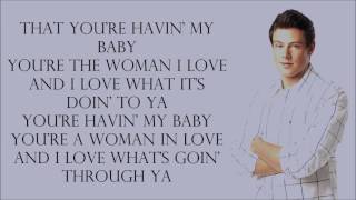 Glee 1x10 - You&#39;re Having My Baby [with lyrics]