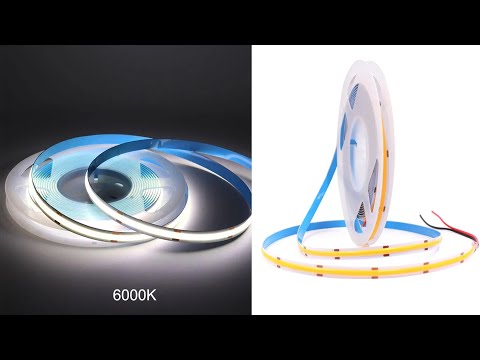 Матрична світлодіодна стрічка COB 12V 9W 800Lm IP20 8мм 6000K