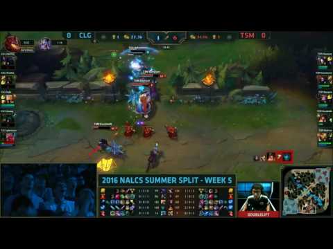 TSM vs CLG Highlights, Game 1 NA LCS Week 5 Day 3 Summer 2016   TSM vs CLG G1 1
