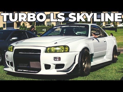 Turbo LS R34 Skyline drift car