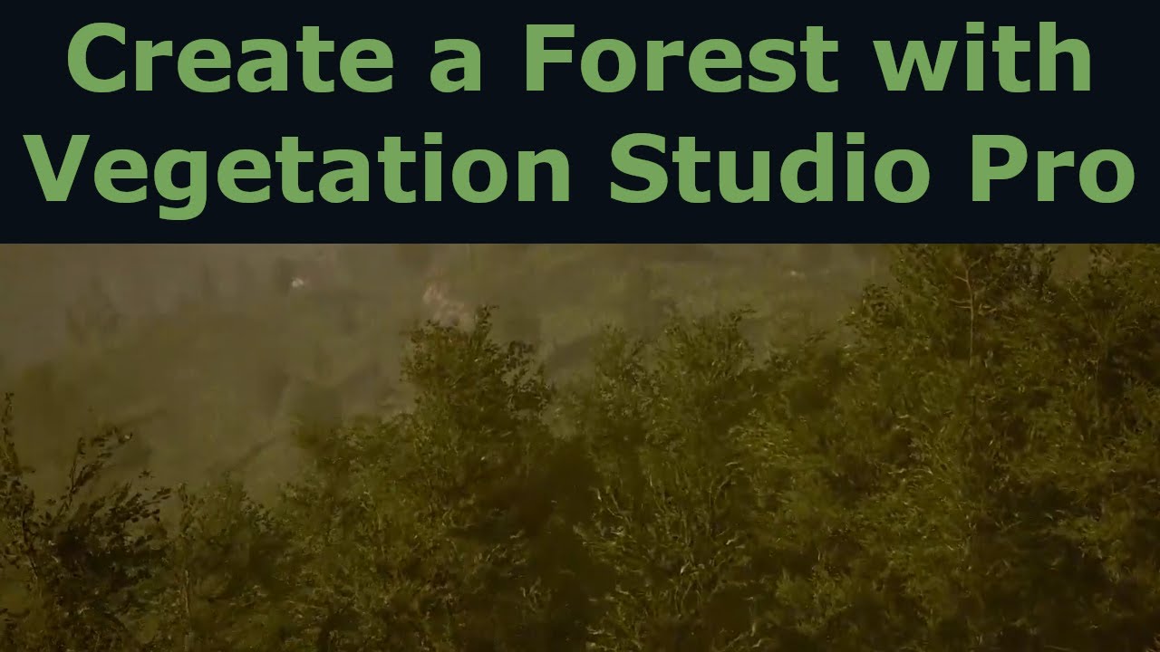 Forest Biome Masks on a Unity Terrain using Vegetation Studio Pro  | #Unity #GameDev #Tutorial