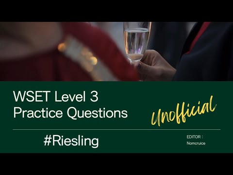 WSET Level 3 Practice Questions #001 Riesling / Germany