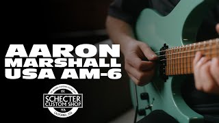 Video thumbnail for Aaron Marshall Unveils his BRAND NEW USA Signature AM-6 by Schecter Guitar Research