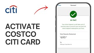 How to Activate your Costco Citi Card in 1 Minute