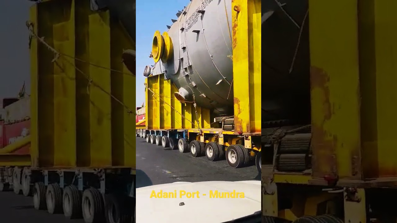 ODC Cargo delivery #adaniport #adani #transport #transportation #travel #road #odccargo #longvehicle