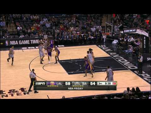Tim Duncan Highlights Lakers vs. Spurs 12.12.2014 - 19 Points, 18 Rebounds