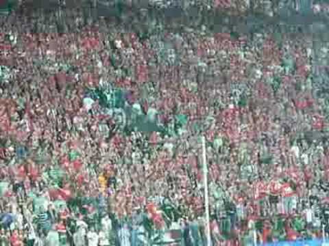 Kibice podczas meczu: Wisła - GKS Bełchatów (22.08.2008 r.)