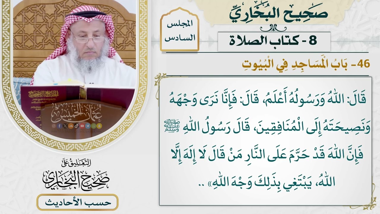 [425] حديث: أين تحب أن أصلي من بيتك؟ [كتاب الصلاة - باب المساجد في البيوت]