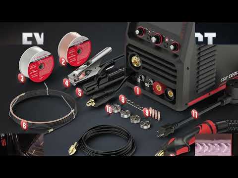 🔥🛠️ YESWELDER Firstess DP200 Dual Pulse | 7-Inch LCD Screen Multi-Process MIG Welder